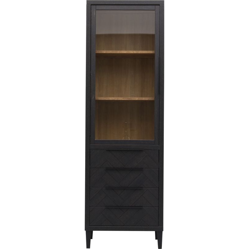 Trendhopper Boeken- & Opbergkasten Vitrinekast Gaya 1 deur