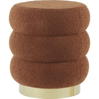 Trendhopper Wonen Poef Teddy terra