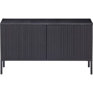 Trendhopper Wonen Tv-meubel Gravure New 100 cm Grenen Zwart