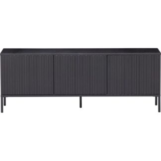 Trendhopper Wonen Tv-meubel Gravure New 150 cm Grenen Zwart