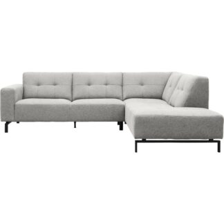 Trendhopper Wonen Hoekbank Viborg Nero Lightgrey rechts