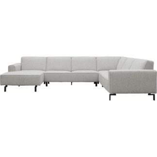 Trendhopper Wonen U-bank Vik Nero Lightgrey rechts