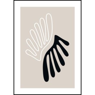 Trendhopper Woondeco Wanddecoratie Leaf 50x70