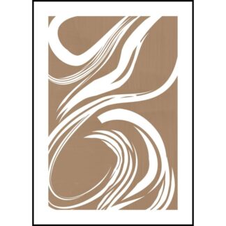 Trendhopper Woondeco Wanddecoratie Lino Cut 50x70