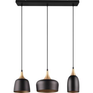 Trendhopper Verlichting Hanglamp Chiraz mat zwart Excl. 3x E27 4