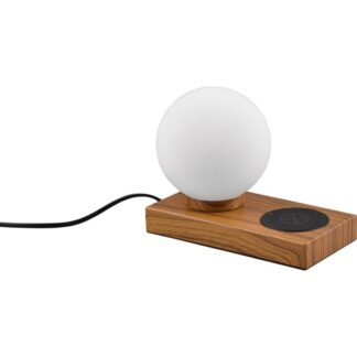 Trendhopper Verlichting Tafellamp Chloe houteffect excl. lampenkap 1x E14 4