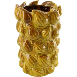 Trendhopper Woondeco Vaas Fig oker 23 cm hoog