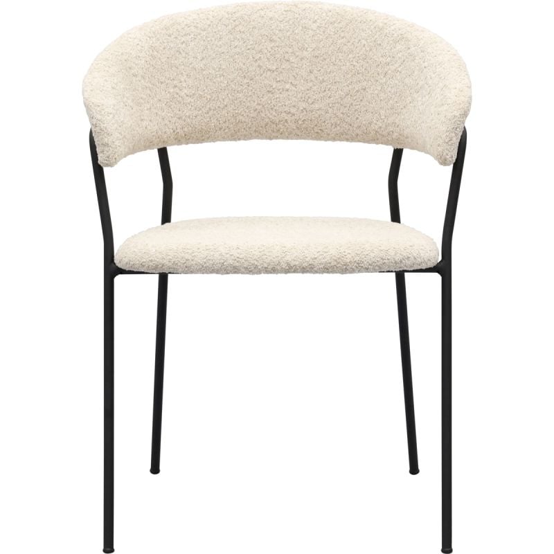 Trendhopper Eten Eetkamerstoel Zeri met zwart frame