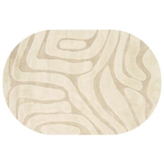 Trendhopper Wonen Vloerkleed Chase ovaal creme 12