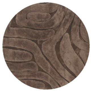 Trendhopper Wonen Vloerkleed Chase rond bruin 18