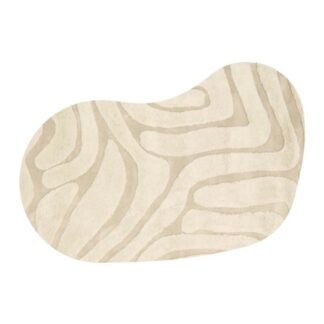 Trendhopper Wonen Vloerkleed Chase organisch gespiegeld creme 12