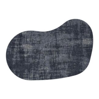 Trendhopper Karpetten Vloerkleed Rovinj organisch gespiegeld donkerblauw 35