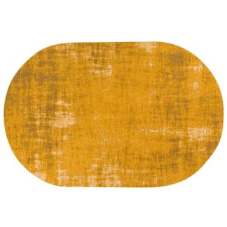 Trendhopper Wonen Vloerkleed Rovinj ovaal okergeel 62