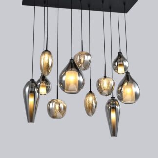 Trendhopper Verlichting Hanglamp Ferro mix 11 lichtpunts