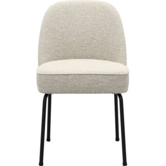 Trendhopper Eten Eetkamerstoel Vogue Lima Beige met zwarte poten