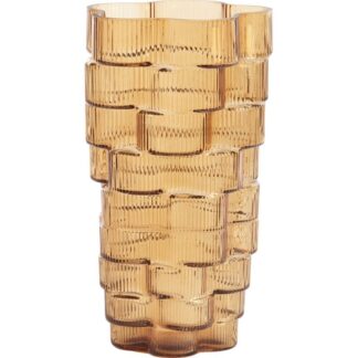 Trendhopper Woondeco Vaas Douro Glas Bruin X30 Cm