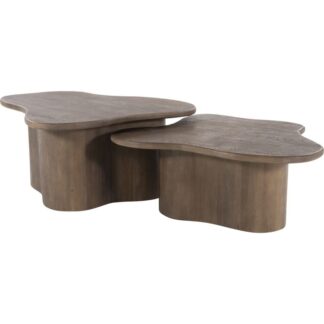 Trendhopper Wonen Salontafelset van 2 Forest donker